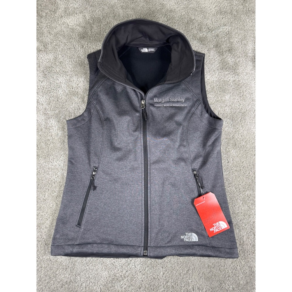 The North Face Ridgwall FZ Vest Womens Medium Dark Grey Morgan Stanley NF0A3LH1